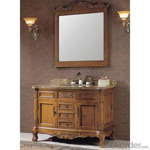 Hot Sale Oak Bath Cabinet Bathroom Vanity System 1