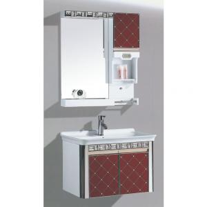 New Fashion Red PVC Bathroom Furniture Bathroom Cabinet