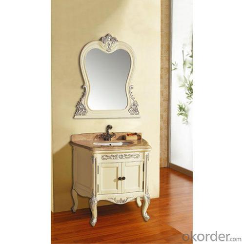 High Quality Oak White Bathroom Cabinet Bath Vanity System 1