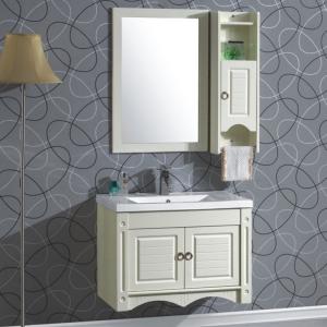 Good Quality White Bath Mirror Cabinet System 1
