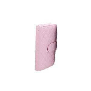 Luxury PU Leather for iPhone5/5S Wallet Pouch Stand Case Cover Pink System 1