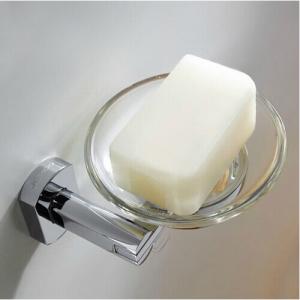 New Design Exquisite Decorative Bathroom Accessories Solid Brass Soap Dish Holder