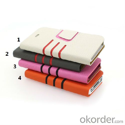 4 multi colors iphone 5 leather case