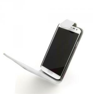 Luxury PU Leather Flip Case Cover for Samsung Galaxy S4 (I9500) White