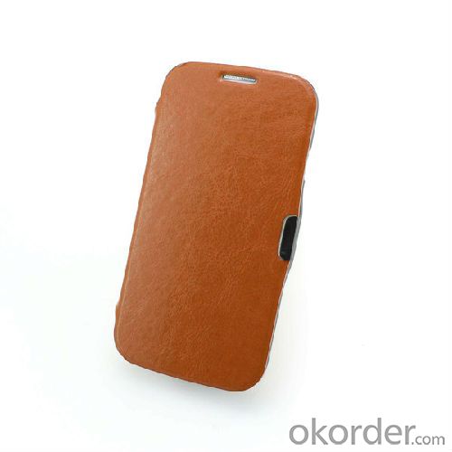 brown galaxy s4 smart cover case