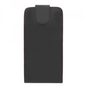 Luxury PU Leather Flip Case Cover for Samsung Galaxy S4 (I9500) Black