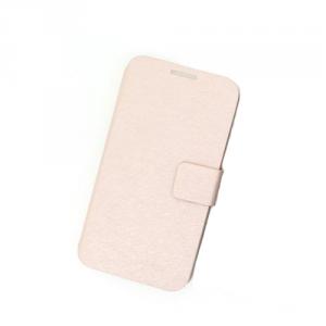 Luxury PU Leather Upstanding Book Style Case Cover for Samsung Galaxy S4 (I9500) Pink