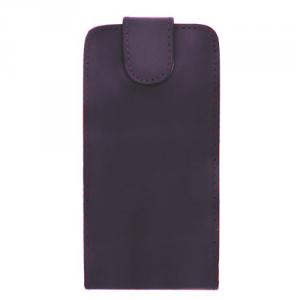 Luxury PU Leather Flip Case Cover for Samsung Galaxy S4 (I9500) Purple System 1