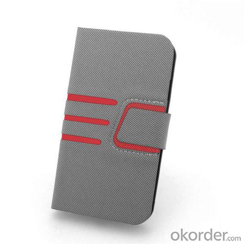 For Samsung Galaxy S4 I9500 Credit ID Card Slot Holder PU Leather Stand Case Cover With Auto Wake-Up Grey System 1