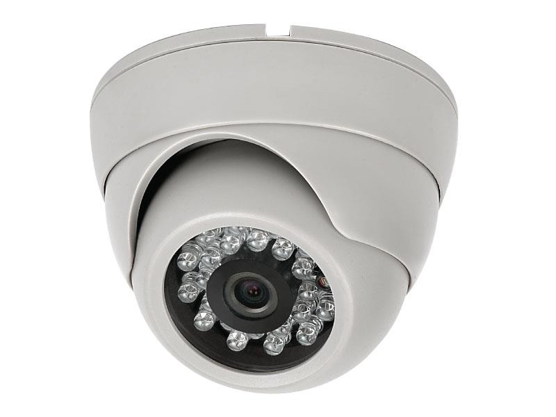 Hot Sell 650TVL CCTV Security Dome Camera Indoor Series 24 IR LED FLY-4016 White