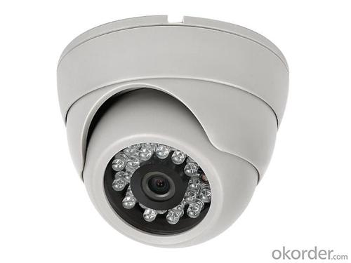 Hot Sell 650TVL CCTV Security Dome Camera Indoor Series 24 IR LED FLY-4016 White System 1