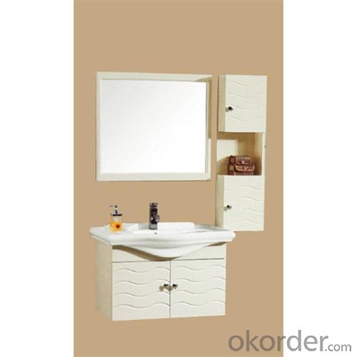 Classical Oak White Bathroom Cabinet System 1