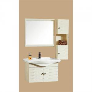 Classical Oak White Bathroom Cabinet System 1