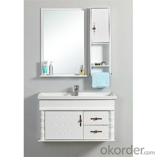 2014 Competitive Price Pvc Modern Bathroom Cabinet System 1