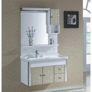 High Quality Ceramic Top Gary Bathroom Cabinet System 1