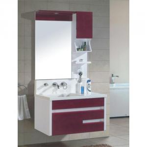 Espresso Modern PVC Bathroom Cabinet System 1