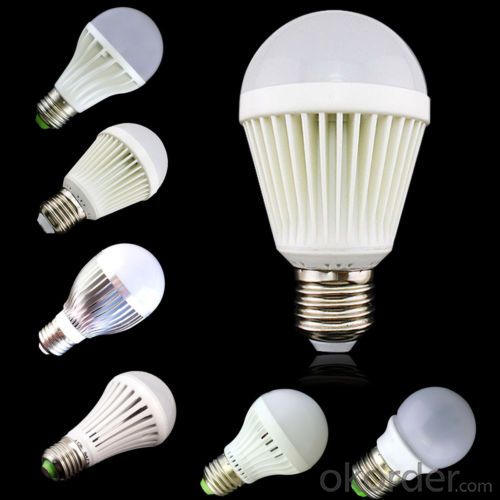 Factory Newest PC Cover LED Lamp Die-cast Aluminum 7W E27/ E26 630lm 85-265V LED Bulb Light System 1