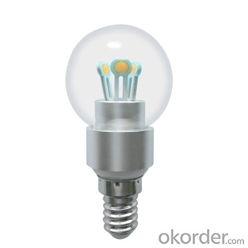 Dimmalbe LED Globe Bulb G50 3W Ra85 180lm 85-265V E12/E14/E26/E27/B15/B22 COB LED Chip Clear/Frosted/Milky Glass Cover