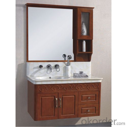 Hot Item Oak Ceramic Top Bath Cabinet