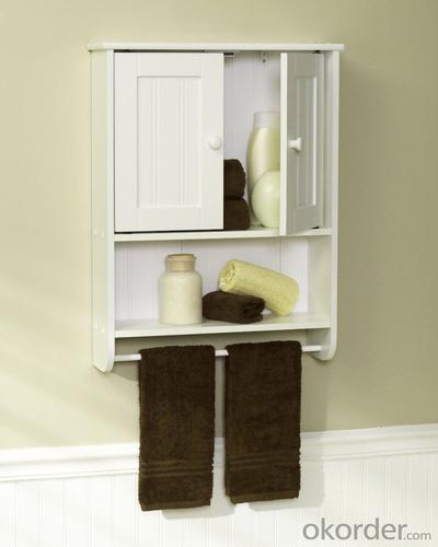 Classical White Bath Cabinet System 1