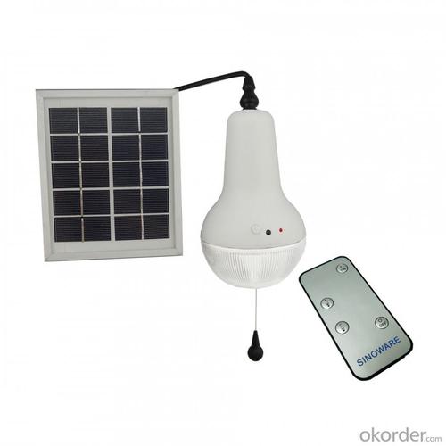 Globe Solar Light 2024 Newest 150lm Remote Control Solar Lamp Rechargeable Solar Indoor Lights White System 1