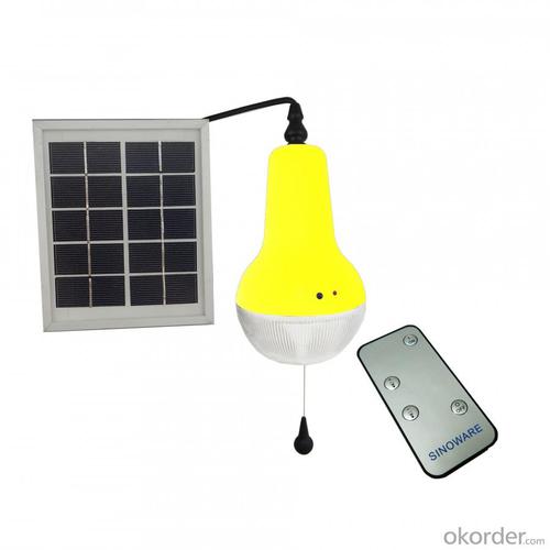 Solar Light Patio Umbrella - China Factory Brightest Rechargeable Solar Lamp with Remote Control Indoor Solar Lighting Yellow System 1