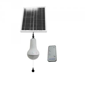 Professional China Supplier Remote Control Solar Lamp Rechargeable Li ion Solar Lamp 220lm White System 1