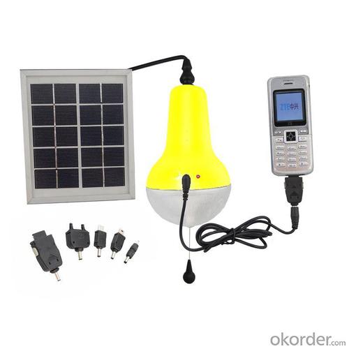 China Factory High Quality 5V Mobile Charge Solar Lamp 150lm Solar Emergency Light Solar Lantern Yellow System 1