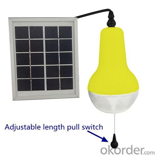 High Quality Portable LED Spot Solar Light 150lm 220lm Rechargeable Solar Lamp Yellow System 1