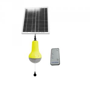 China Manufacturer Newest Remote Control Solar Lamp Wide Control Range 180 Degree 220lm Solar Indoor Lights Yellow System 1