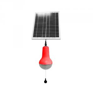 China Factory High Quality ABS Plastic LED Solar Lamp Globe Super Bright Solar Lantern Indoor Solar Lights Red System 1