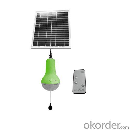 High Quality Remote Control Solar Light Posts for Driveways 5m Control Range Rechargeable Solar LED Bulb by China Manufacturer (Green) System 1