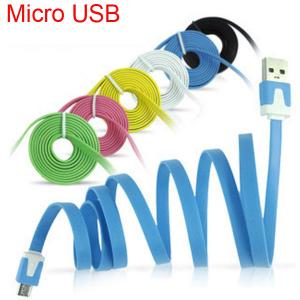 New Plat Noodel Design Micro Usb Cable For Samsung,Nokia,Sony,Htc Ect. System 1