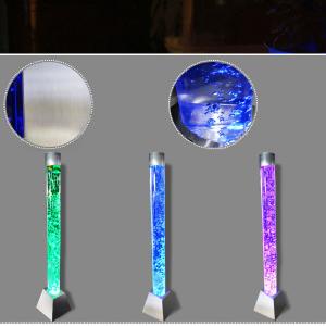 2014 Decorative Circular Led Lighted Water Bubble Columns Interior For Holiday Decor System 1