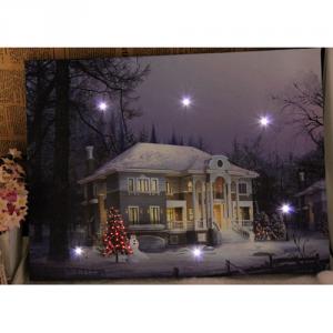 Big House Led Picture Frame Wall Picture