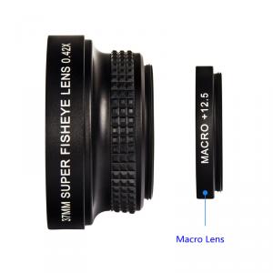 37mm 0.42X Fisheye Lens For Fish Eye Canon Nikon Sony Panasonic Jvc Camera Camcorder