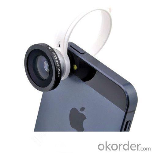 Ib-H8002 Universal Clip 180 Degree Fisheye Lens For Iphone System 1