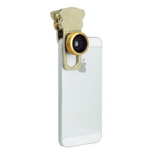 Universal Slivery Super Wide Angle Eye Camera Lens For Iphone/Samsung Or Others System 1