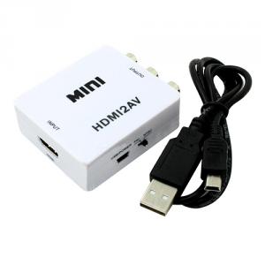 HDMI To Av Converter For Ps3 Vhs Vcr Dvd/HDMI To Rca Converter System 1