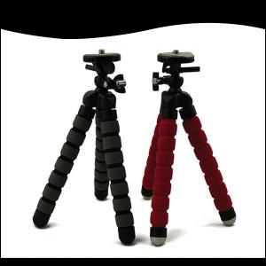 Mini Flexible Tripod For Compact Digital Camera, Sponge Type