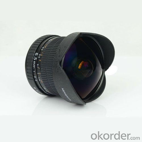 Camera Lenses With 6.5mm F/3.5-22 Fisheye Lens For Canon 40 System 1