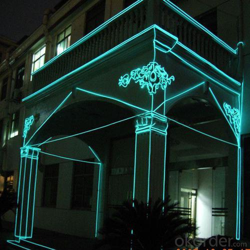 X'Mas Building Architecture Indoor & Outdoor El Wire, Flexible Neon Rope Light System 1