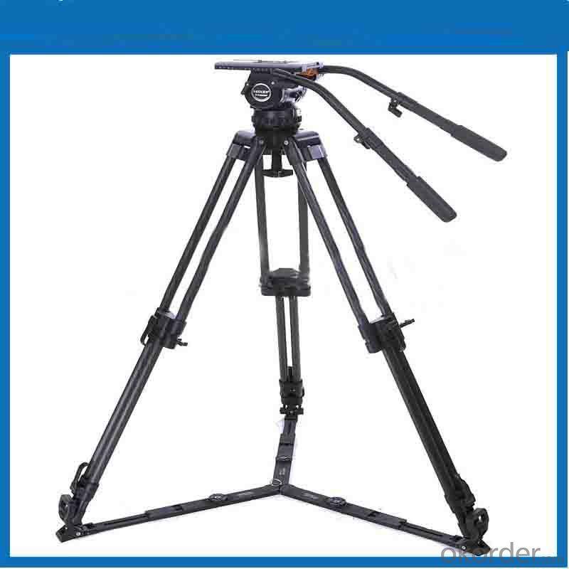 Professional Video Camera Tripod Secced Reach Plus 4 Tripod Kit With Pan Bar And Ground Spreader Loading 32Kg
