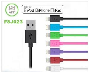 Supports Ios 7 Belkin 1.2M 4Ft Sync 8 Pin Cable For Iphone 5 5S 5C Ipad Mini Ipad 5 Air F8J023