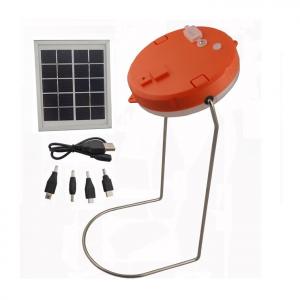 New Hot Selling Mobile Charge Solar Lamp With USB Mobile Charge 5V Solar Bedroom Light Orange (VERSION C) System 1