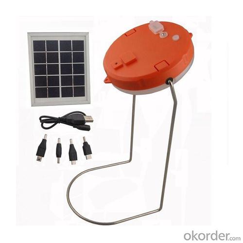 Aa Rechargeable Solar Light Batteries - New Hot Selling Mobile Charge Solar Lamp with USB Mobile Charge 5V Solar Bedroom Light Orange (Version C) System 1