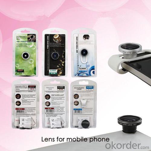 180 Degree Fisheye Lens For Iphone/Htc/Samsung Clip Lens And Tablet Magnification Lens System 1