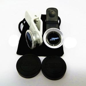Best Selling 3 In 1 Lens Wide-Angle Fish Eye Lens Macro Lens For Ipone 5 Samsung Htc Mobile Phone All Smart Phone