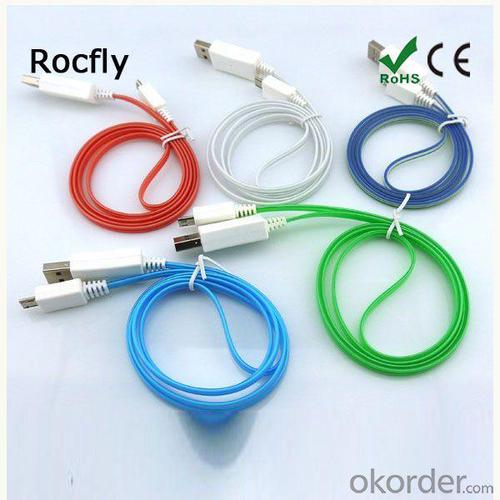 New Colorful Led Light Cable Micro Usb For Smartphones System 1