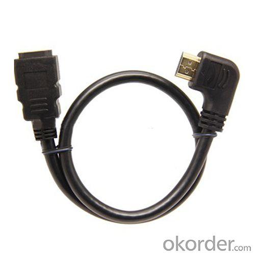 Right Angle HDMI Cable Ethernet Capable System 1